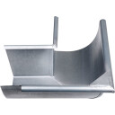Plastmo Stål Plus arkitektgjæring 14" 90° utvendig steel 142x117 mm