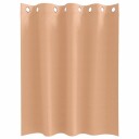  Gardiner med gardiner 2 pcs Lysebrun Polyester