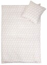 Borg Living Junior sengetøy 100x140 cm 100% Bomullssateng Summer Hvit