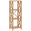 vidaXL Hylle 4 etasjer 40x30x112 cm heltre eik