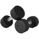 Svart manualsett 20 kg for styrketrening