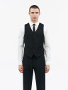 Tiger of Sweden Wayde Wool Travel Waitscoat Black