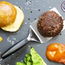 Stekespade i rustfritt stål bred