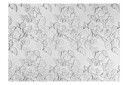 Fototapet Hvit Ornament Roser 100x70 - Artgeist sp. z o. o.