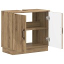 vidaXL Baderomsvaskeskap HOORN Artisan eik 59,5 x 31,5 x 56 cm