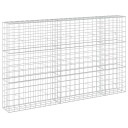 vidaXL Gabion med 5 mm tråd og 10x10 cm mesh 250x30x150 cm