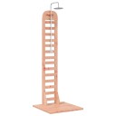 vidaXL Utendørs dusj 223 cm Massiv Douglas tre og rustfritt stål