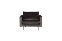 BePureHome Rodeo Lenestol velur - Antracit   Unoliving