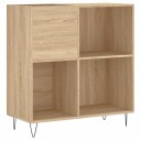  Hifi benk sonoma eik 84,5x38x89 cm konstruert tre