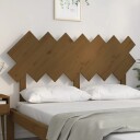 vidaXL Sengegavl honningbrun 151,5x3x81 cm heltre furu