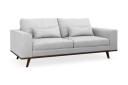 Copenhagen 2 seters Stoffsofa   Lys grå
