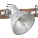vidaXL Industriell vegglampe sølv 45x25 cm E27