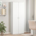  Highboard hvit 70x35x180 cm konstruert tre