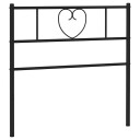  Sengegavl i metall svart 90 cm 8721012048508