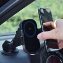 Mikamax Trådløs Biltelefonlader 10W med QI Teknologi - Svart