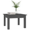vidaXL Salongbord grå 45x45x30 cm heltre furu