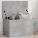  Oppbevaringsboks betonggrå 60x35x35 cm konstruert tre