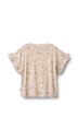 Wheat T skjorte S/S Ally Bright flowers (110 cm )