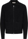 ONLY & SONS Onssting Rlx Naps Cardigan Knit Ww   BLACK   XXL