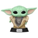 Northix Mandalorian Din Grogu-figur med rustning 4-tommers samleobjekt