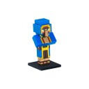 Minecraft 3D 6cm Figure 2-Pack S2 Wandering Trader & Panda