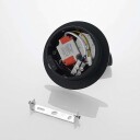 Lucande Magya LED-vegglampe svart 2 lyskilder rund