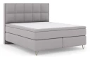Select No 6 Komplett Sengepakke 160x200 Medium Memory/Pocket Lysegrå/V formede Metallben
