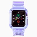 Hurtel Silikonarmbånd Armbåndsarmbånd Armbåndsveske Lys sett for Apple Watch 38mm Lilla