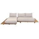 Cane line Sticks sofa m/ sjeselong Teak/desert sand