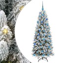  Kunstig juletre Hvit 73 x 73 x 180 cm PVC plast stål og PE