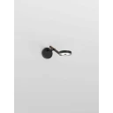 Rotaliana String W0 Vegglampe w/Hull DTW Matt Svart/Orange