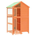 Fuglehus Brun 97X81X152 cm Heltre Furu