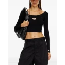 Diesel Dame Topper Svart M