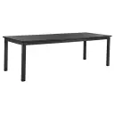 Brafab Lomma XL spisebord 100x260 380 cm svart