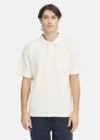 Casual Friday Cfcameron 0210 Waffle Polo Egret M Kortarmede Skjorter