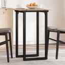 Spisebord O-ramme 50x50x75 cm heltre furu og støpejern 3282669