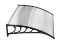 Inngangstak 150x100 cm polykarbonat beskyttelse ModernHome