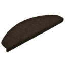 vidaXL Selvklebende trappematter 10stk mørkebrun 65x21x4cm nålestempel