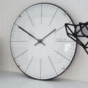 Nextime Veggklokke Big Stripe Mini Dome, diameter 20 cm 1728086-02-0