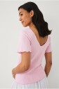 Ellos Collection   Topp i pointelle   Rosa