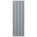 vidaXL Teppe Runner ORIZ 1150 gsm Svart nettmønster