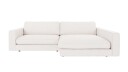 Rowico Home Duncan 3 seters sofa med sjeselong H Hvit Alice 101 258 x 150 x 78 cm Hvit