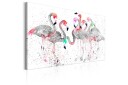Tavle Flamingoes Dance 90X60 Artgeist sp. z o. o.