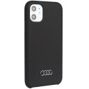 Audi, Audi iPhone 12 / 12 Pro Silikondeksel - Svart