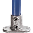 Kee Klamp 2" galvanisert gulvflens, oval base