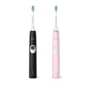 Philips Sonicare ProtectiveClean 4300 Elektrisk Tannbørste med Trykksensor - Sort/Rosa