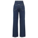 L'Autre Chose Dame Jeans Blå W28