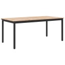 vidaXL Spisebord Naturlig 180 x 90 x 75 cm Massiv furu