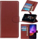 INCOVER iPhone 12 / 12 Pro Skinn Flip Deksel med Lommebok - Brun