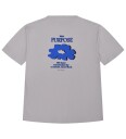 Hound Tee W/Back Print - Grey - 8 y